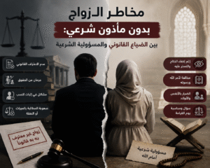 مخاطر الزواج بدون مأذون شرعي: بين الضياع القانوني والمسؤولية الشرعية