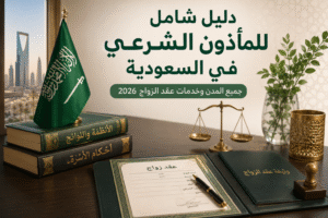 الدليل الشامل للمأذون الشرعي في السعودية: جميع المدن وخدمات عقد الزواج 2026