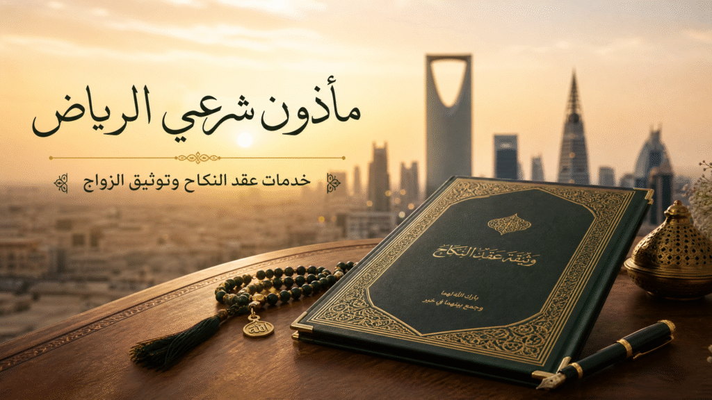 مأذون شرعي الرياض