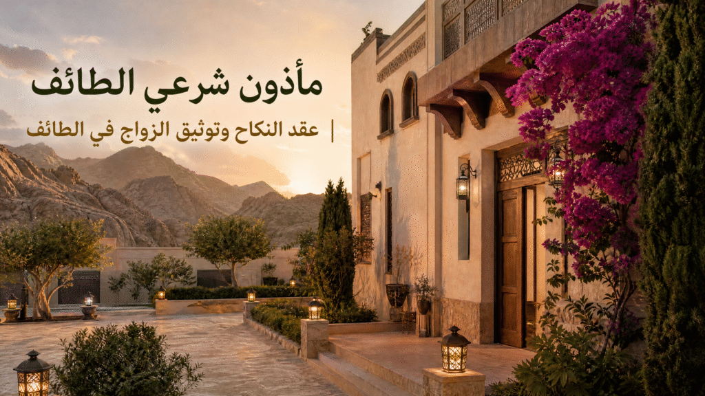 مأذون شرعي في الطائف