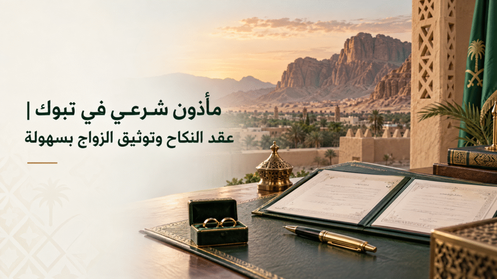 مأذون شرعي في تبوك